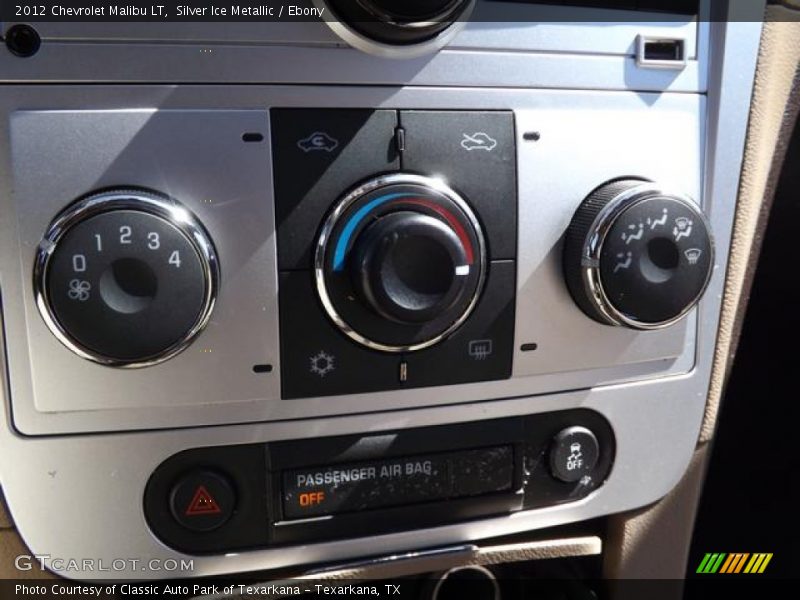Silver Ice Metallic / Ebony 2012 Chevrolet Malibu LT