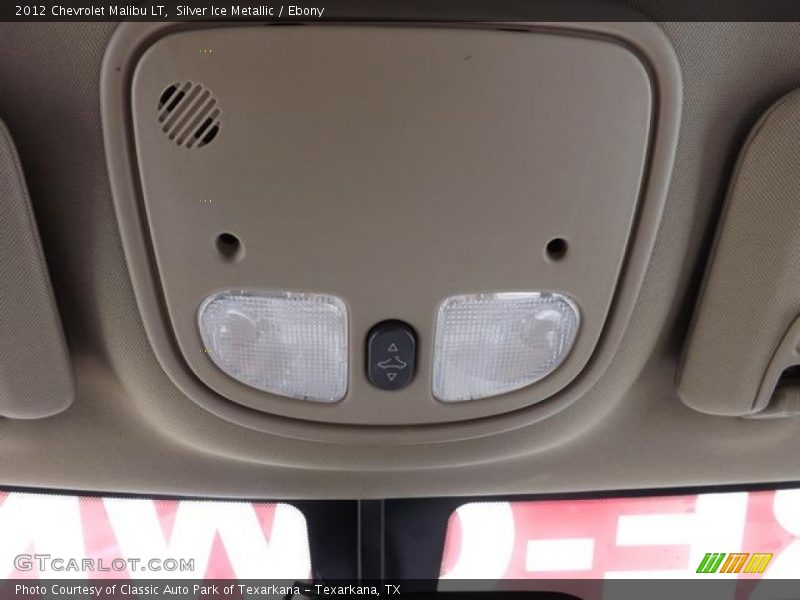 Silver Ice Metallic / Ebony 2012 Chevrolet Malibu LT