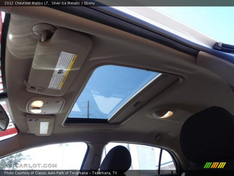 Silver Ice Metallic / Ebony 2012 Chevrolet Malibu LT