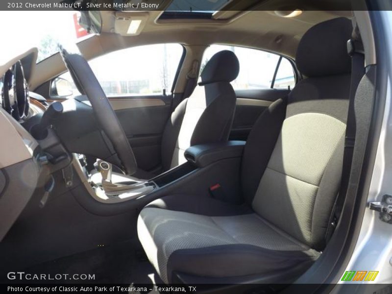 Silver Ice Metallic / Ebony 2012 Chevrolet Malibu LT