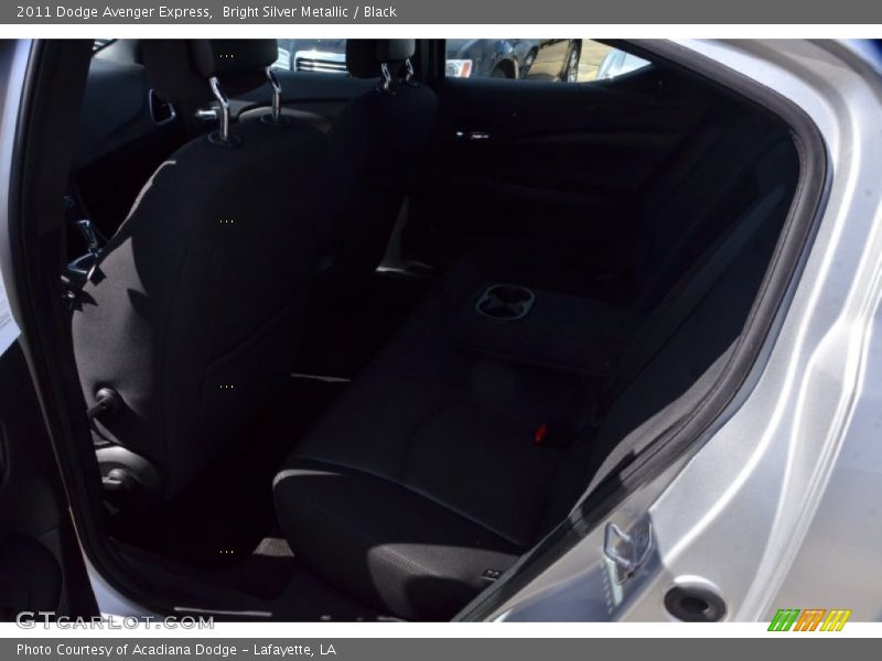 Bright Silver Metallic / Black 2011 Dodge Avenger Express