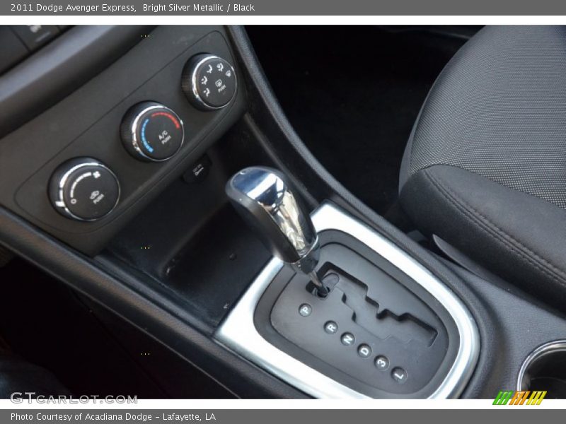Bright Silver Metallic / Black 2011 Dodge Avenger Express