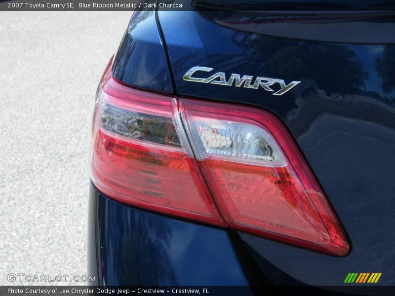 Blue Ribbon Metallic / Dark Charcoal 2007 Toyota Camry SE