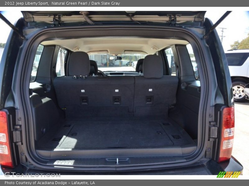 Natural Green Pearl / Dark Slate Gray 2012 Jeep Liberty Sport