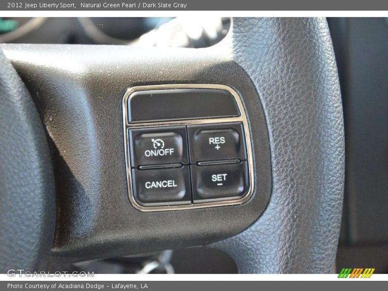 Natural Green Pearl / Dark Slate Gray 2012 Jeep Liberty Sport