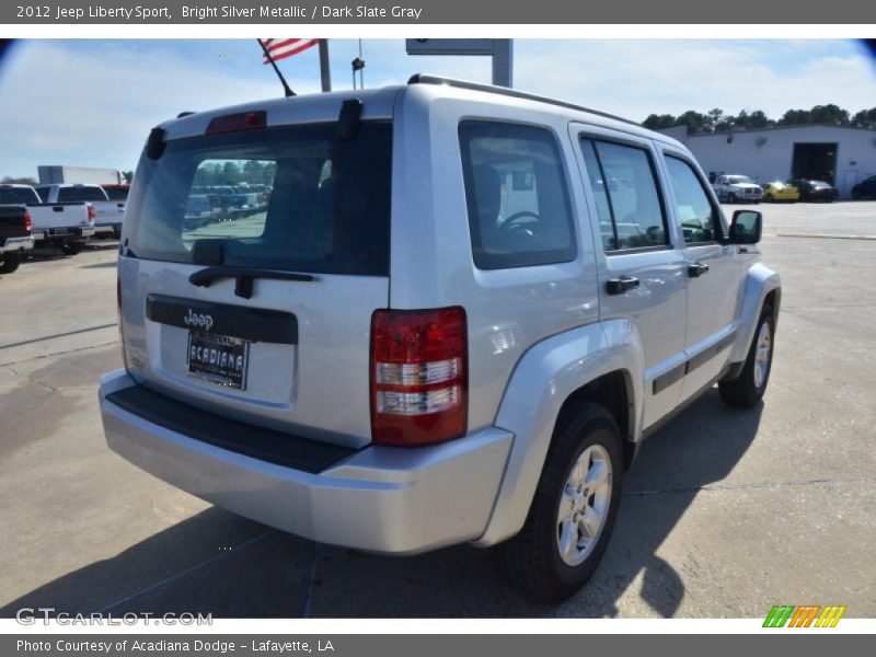 Bright Silver Metallic / Dark Slate Gray 2012 Jeep Liberty Sport