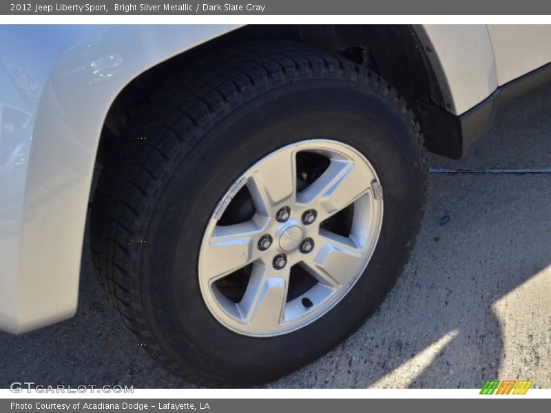 Bright Silver Metallic / Dark Slate Gray 2012 Jeep Liberty Sport