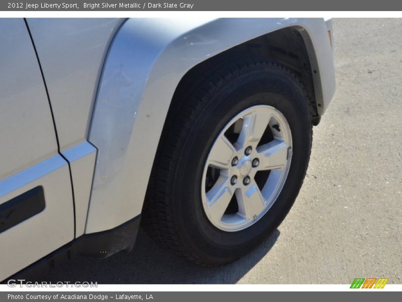 Bright Silver Metallic / Dark Slate Gray 2012 Jeep Liberty Sport