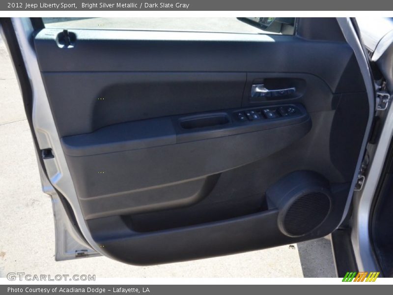 Bright Silver Metallic / Dark Slate Gray 2012 Jeep Liberty Sport