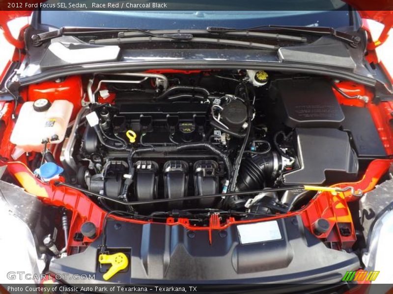 Race Red / Charcoal Black 2012 Ford Focus SEL Sedan