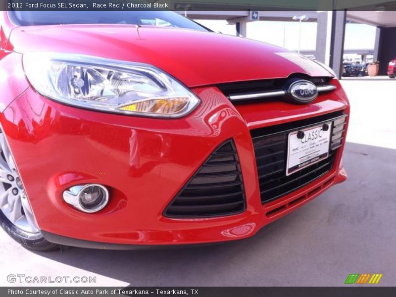 Race Red / Charcoal Black 2012 Ford Focus SEL Sedan