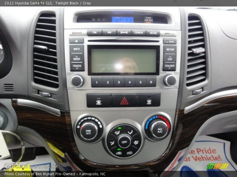 Twilight Black / Gray 2012 Hyundai Santa Fe GLS