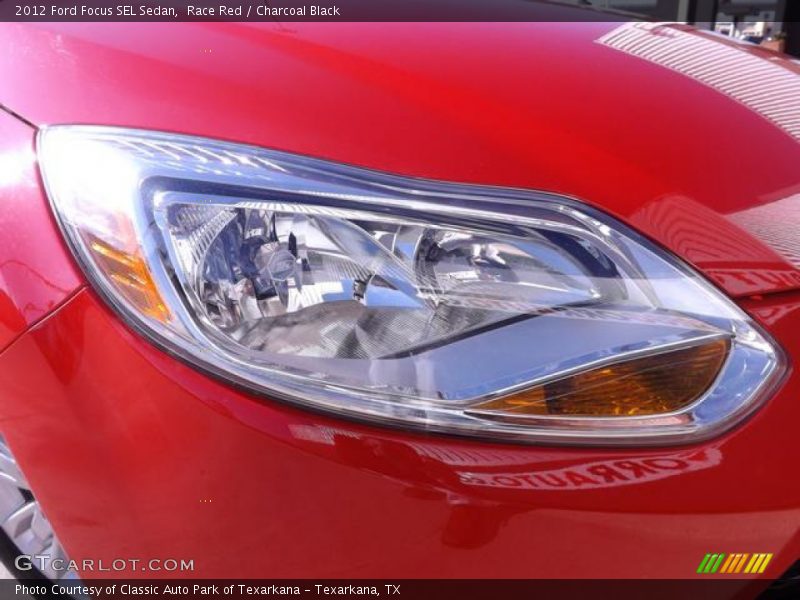 Race Red / Charcoal Black 2012 Ford Focus SEL Sedan