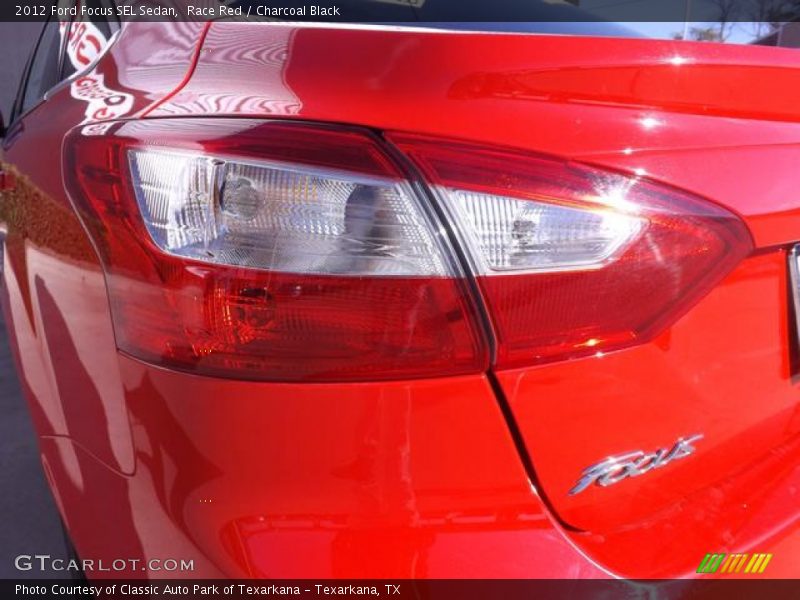 Race Red / Charcoal Black 2012 Ford Focus SEL Sedan