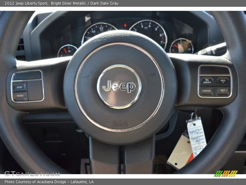 Bright Silver Metallic / Dark Slate Gray 2012 Jeep Liberty Sport