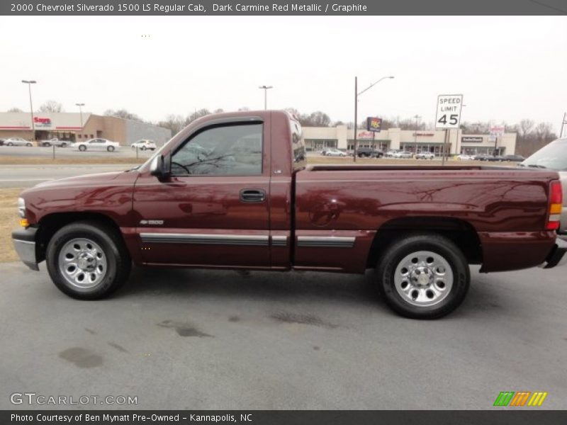  2000 Silverado 1500 LS Regular Cab Dark Carmine Red Metallic