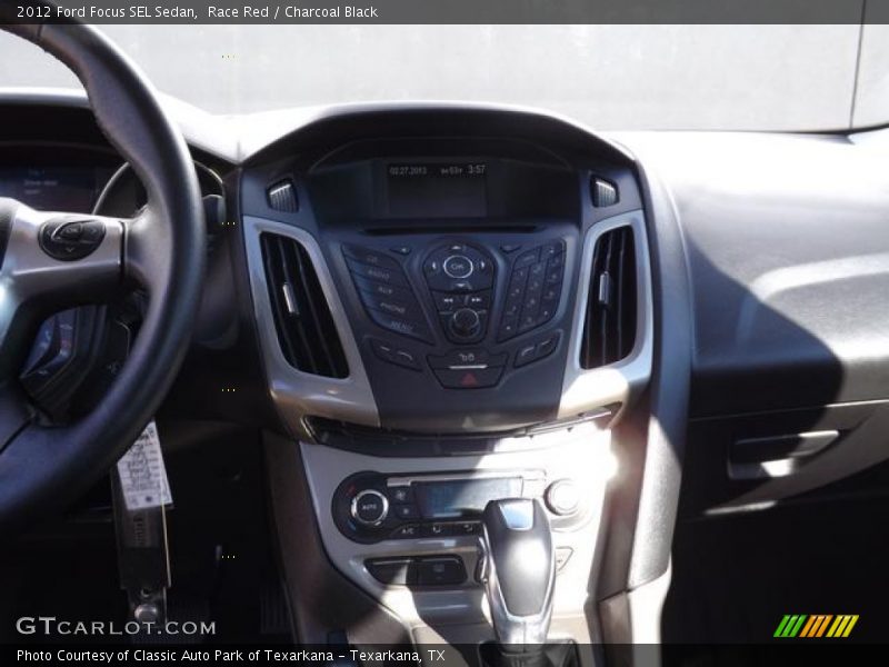 Race Red / Charcoal Black 2012 Ford Focus SEL Sedan