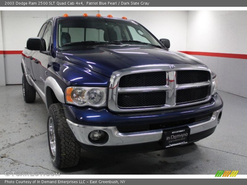 Patriot Blue Pearl / Dark Slate Gray 2003 Dodge Ram 2500 SLT Quad Cab 4x4