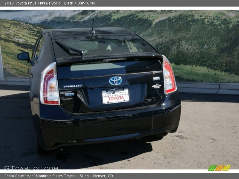 Black / Dark Gray 2013 Toyota Prius Three Hybrid