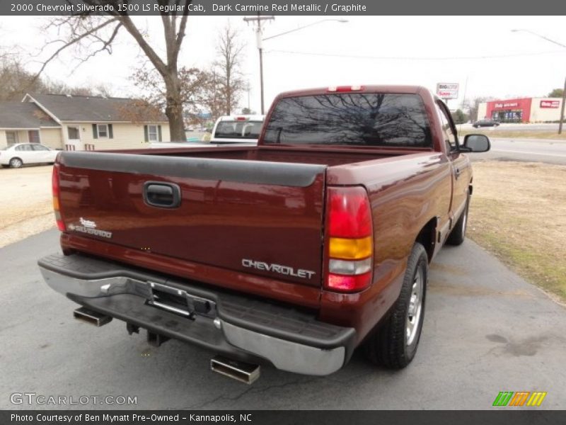 Dark Carmine Red Metallic / Graphite 2000 Chevrolet Silverado 1500 LS Regular Cab