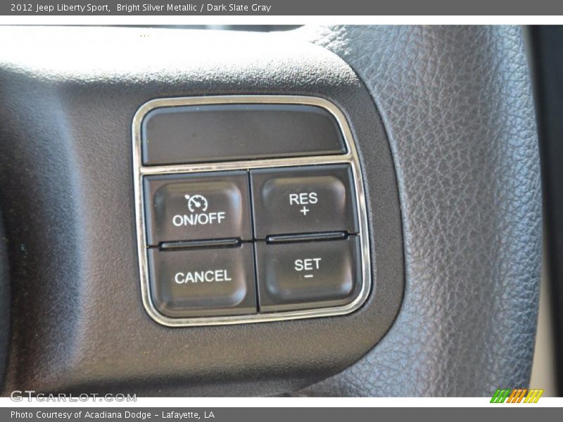 Bright Silver Metallic / Dark Slate Gray 2012 Jeep Liberty Sport