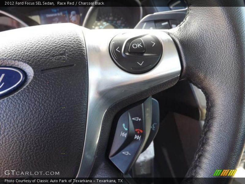 Race Red / Charcoal Black 2012 Ford Focus SEL Sedan