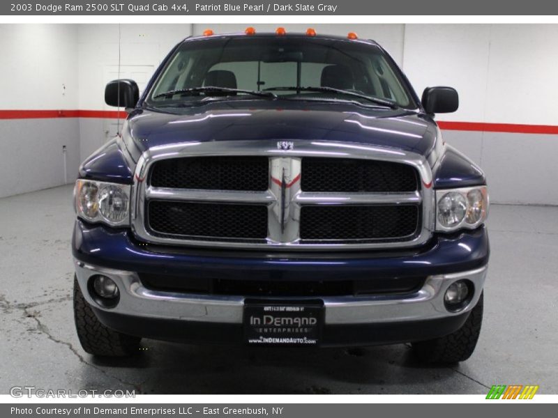 Patriot Blue Pearl / Dark Slate Gray 2003 Dodge Ram 2500 SLT Quad Cab 4x4