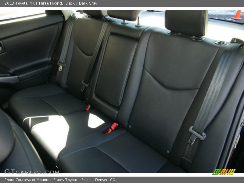 Black / Dark Gray 2013 Toyota Prius Three Hybrid