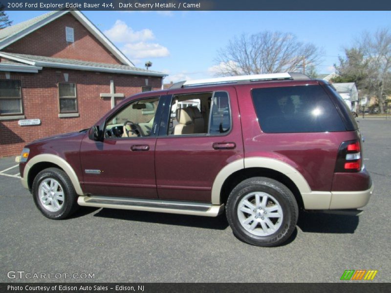 Dark Cherry Metallic / Camel 2006 Ford Explorer Eddie Bauer 4x4