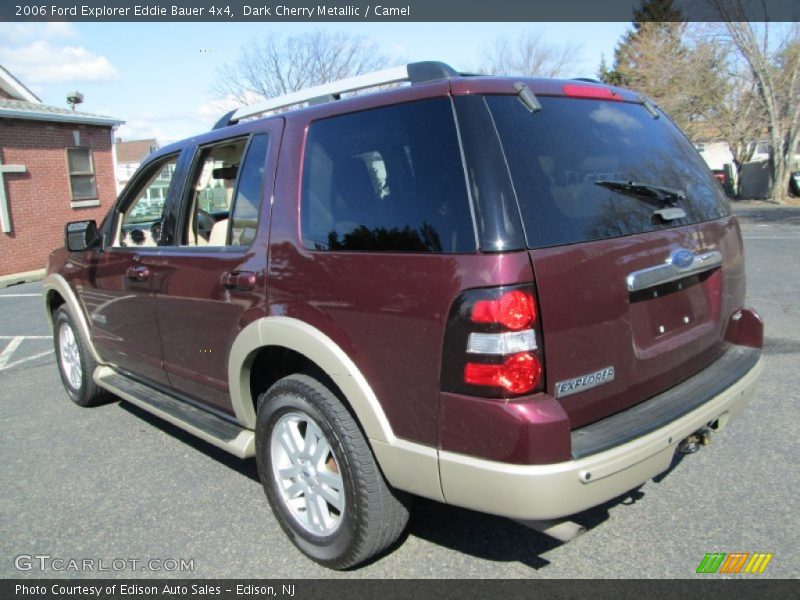 Dark Cherry Metallic / Camel 2006 Ford Explorer Eddie Bauer 4x4