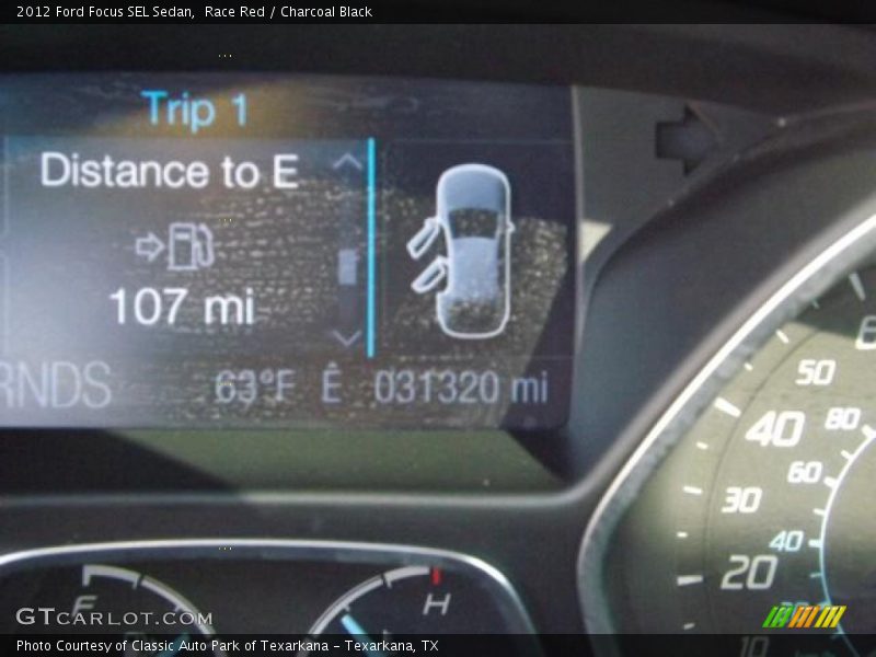 Race Red / Charcoal Black 2012 Ford Focus SEL Sedan