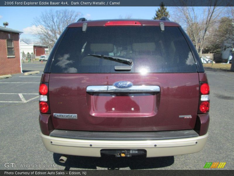 Dark Cherry Metallic / Camel 2006 Ford Explorer Eddie Bauer 4x4