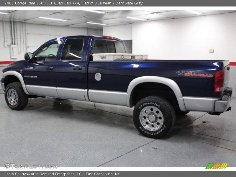 Patriot Blue Pearl / Dark Slate Gray 2003 Dodge Ram 2500 SLT Quad Cab 4x4