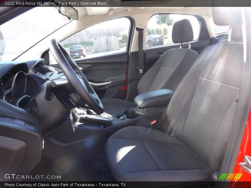 Race Red / Charcoal Black 2012 Ford Focus SEL Sedan