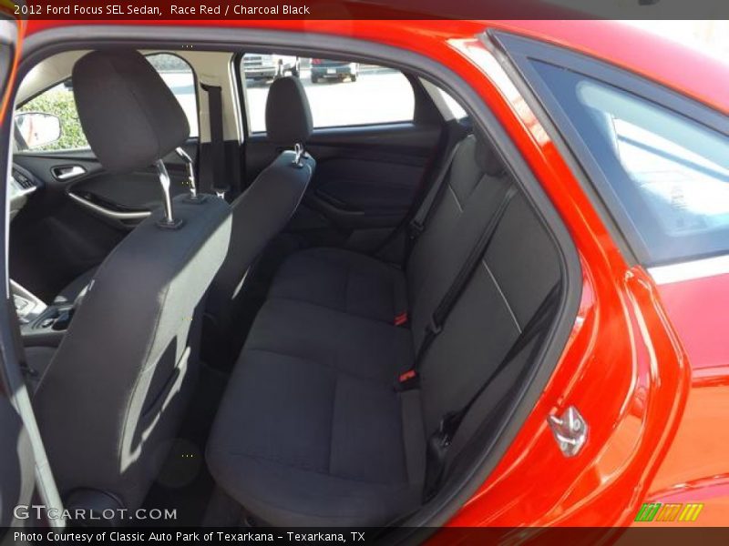 Race Red / Charcoal Black 2012 Ford Focus SEL Sedan