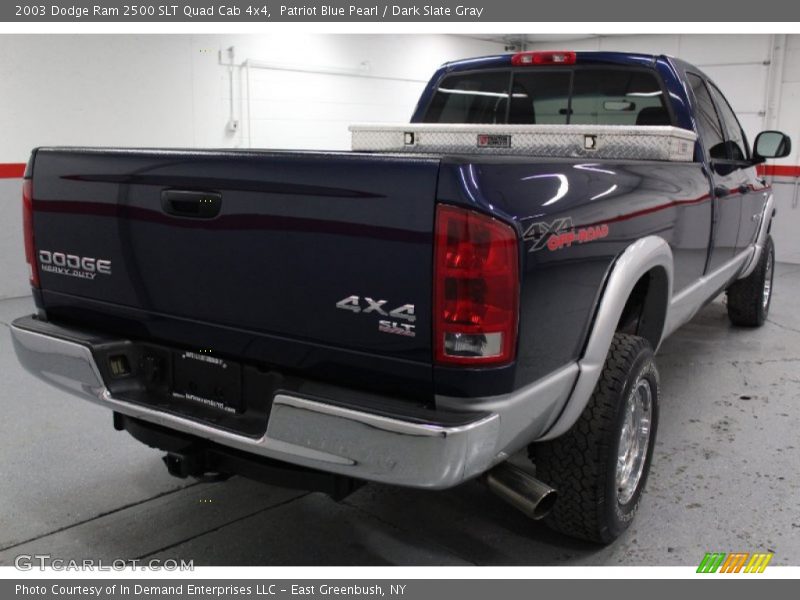 Patriot Blue Pearl / Dark Slate Gray 2003 Dodge Ram 2500 SLT Quad Cab 4x4