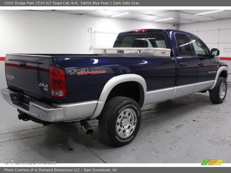 Patriot Blue Pearl / Dark Slate Gray 2003 Dodge Ram 2500 SLT Quad Cab 4x4