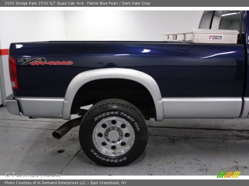 Patriot Blue Pearl / Dark Slate Gray 2003 Dodge Ram 2500 SLT Quad Cab 4x4