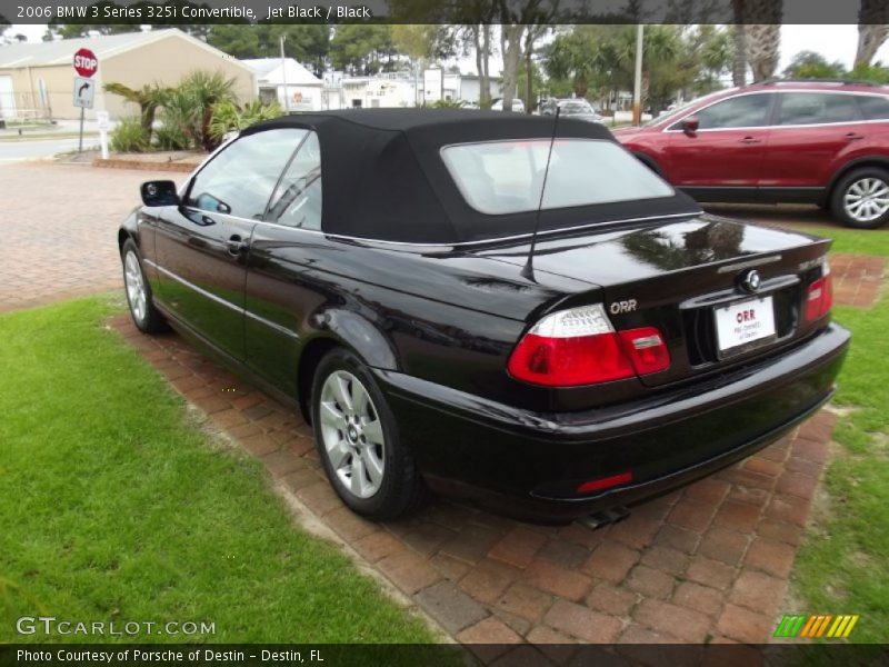 Jet Black / Black 2006 BMW 3 Series 325i Convertible