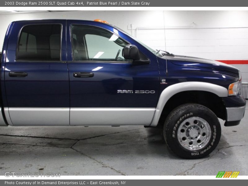 Patriot Blue Pearl / Dark Slate Gray 2003 Dodge Ram 2500 SLT Quad Cab 4x4