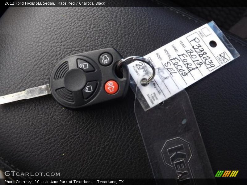 Race Red / Charcoal Black 2012 Ford Focus SEL Sedan