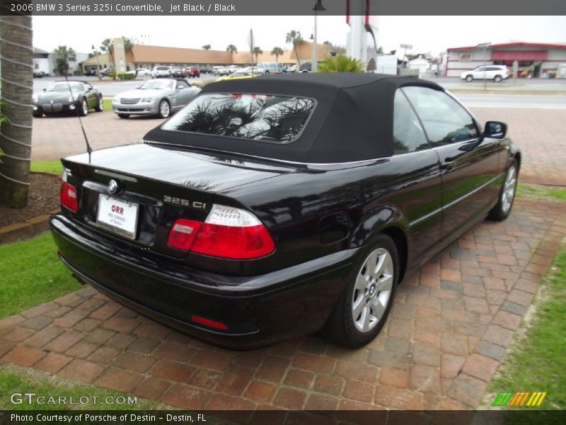 Jet Black / Black 2006 BMW 3 Series 325i Convertible