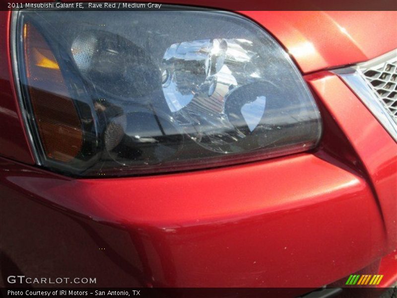 Rave Red / Medium Gray 2011 Mitsubishi Galant FE