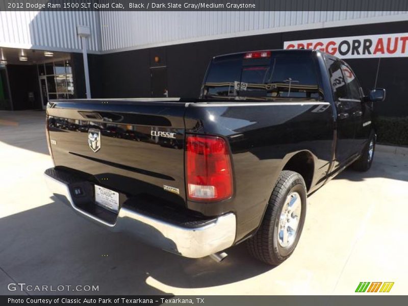Black / Dark Slate Gray/Medium Graystone 2012 Dodge Ram 1500 SLT Quad Cab