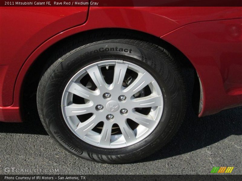Rave Red / Medium Gray 2011 Mitsubishi Galant FE