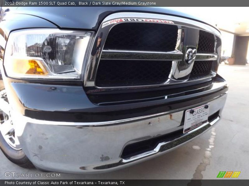 Black / Dark Slate Gray/Medium Graystone 2012 Dodge Ram 1500 SLT Quad Cab