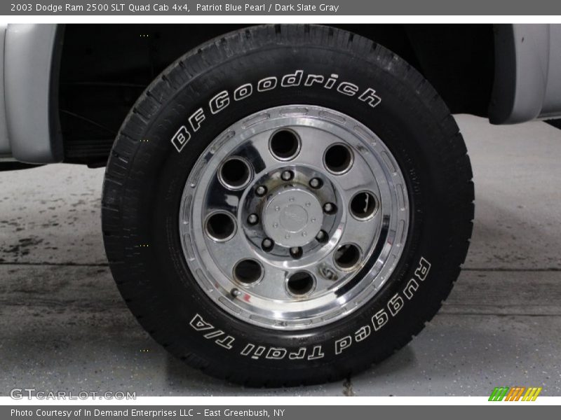 Patriot Blue Pearl / Dark Slate Gray 2003 Dodge Ram 2500 SLT Quad Cab 4x4