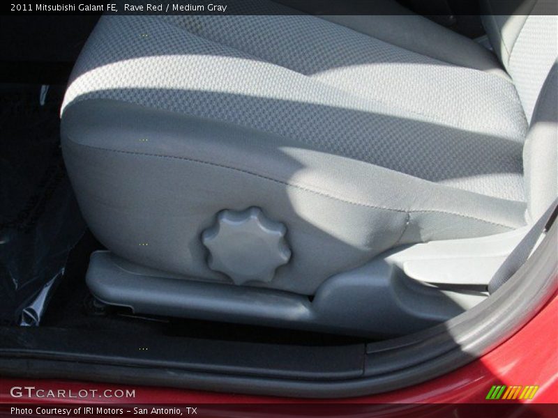 Rave Red / Medium Gray 2011 Mitsubishi Galant FE