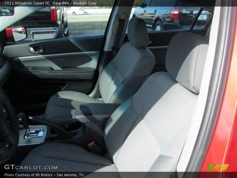 Rave Red / Medium Gray 2011 Mitsubishi Galant FE