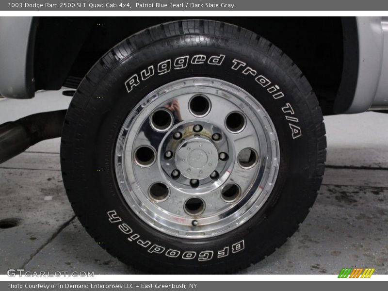 Patriot Blue Pearl / Dark Slate Gray 2003 Dodge Ram 2500 SLT Quad Cab 4x4